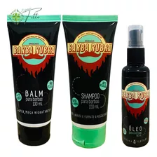 Kit Barba Rubra Óleo, Balm E Shampoo. Oferta!