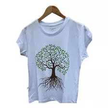 Camiseta Viscose De Bambu Árvore Da Vida Bamboo World