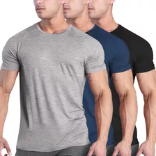 Coofandy Camisetas De Entrenamiento Para Hombre, Paquete De 