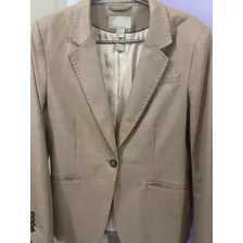 Blazer/saco H&m Mujer Beige