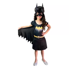Fantasia Infantil Batgirl Com Máscara
