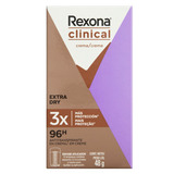 Desodorante Antitranspirante Clinical Extra Dry 48g Rexona