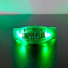 Pulseira Led Personalizada - Show Simple Plan Brasil 2024