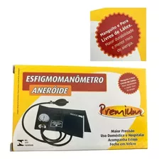 Esfigmomanômetro Aparelho De Pressão - Premium Cor Preto