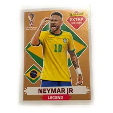 Lamina Extra Leyend Neymar Jr Bronce Mundial Qatar 2022