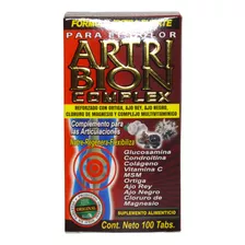Artri Bion Max Rojo 100 Tabs 500 Mg C/u Reforzado Ortiga