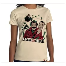 Camiseta La Casa De Aluguel - Feminino Redbug