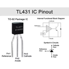 Tl431 Zener Ajustable De Precisión Tl431a Tl431ac