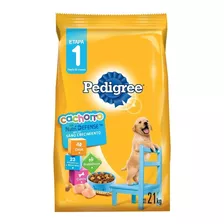 Alimento Pedigree Sano Crecimiento Etapa 1 Para Perro Cachorro Todos Los Tamaños Sabor Mix En Bolsa De 21 kg