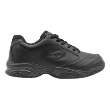 Zapatilla Escolar Juvenil Lotto - Court Bts1 Negro