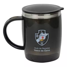 Caneca Térmica Com Tampa Time Vasco Licenciado 450 Ml