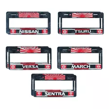 Par Marco Porta Placas Impreso Nissan Tsuru Sentra Versa F1
