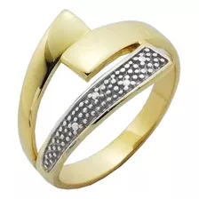 Anel Feminino Em Ouro 18k An 3a Ro