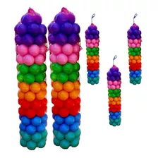 Pelotas Para Albercas 500 Piezas 7 Colores