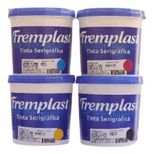 4kg Tinta Hidro Cromia Fremplast Cores Cmyk Serigrafia Silk