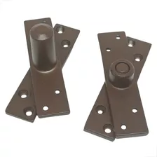 Dobradiça Pino Pivotante Esfera Aço Portas 150kg Corten 