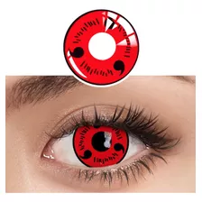 Lentes De Contacto Sharingan Sasuke Uchiha Naruto Cosplay