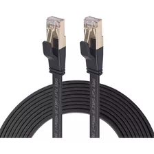 Cable Rojo Plano Categoría 8 Cat8 Rj45 Utp Ethernet 5m 40gbp