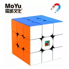 Cubo Mágico 3x3x3 Moyu Rs3m Maglev Magnético Profissional Cor Da Estrutura Stickerless