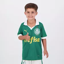 Camisa Puma Palmeiras I 2024 Juvenil