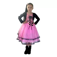 Vestido De Niña Barbie Falda De Tul + Torera