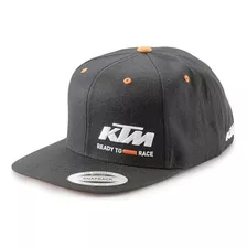 Gorra Snapback Negra Del Equipo Ktm