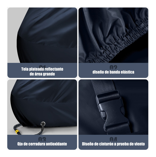 Funda Impermeable Proteccin Solar Para Motocicleta Foto 6