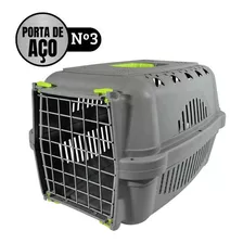  Durapet's Caixa De Transporte Cães Gatos Durafalcon Porta De Aço Nº3 Cor Neon Verde