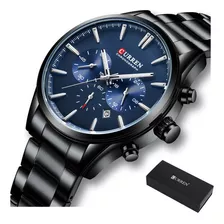 Reloj Impermeable De Acero Inoxidable Curren Para Hombre