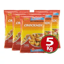 Crockmix Tradicional 5kg Mistura P/ Empanar S/ Glúten