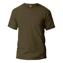 Playera De Algodón Cuello Redondo Manga Corta Para Hombre