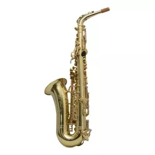 Saxofon Alto Laqueado C/estuche Ligero Maxima Kfas-100g Color Dorado