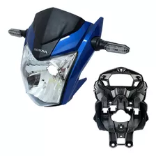 Frente Farol Suporte Pisca Led Cg Titan 160 Ano 2016 A 2021