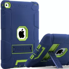 Funda Resistente iPad Air 2 A1566, A1567 Azul Y Verde 