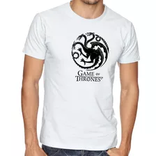 Camiseta Luxo Game Of Thrones Dragão Serie Medieval