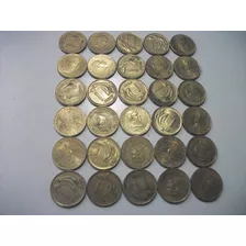 Lote De 30 Monedas Nacionales De 1 Peso Años. 68 Y 69.