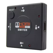 Adaptador Switch Hdmi 3x1 Divisor Seletora Hub
