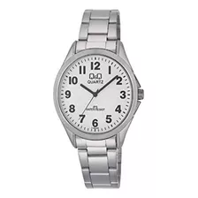 Reloj Para Hombre Q&q C192j204 C192j204y Plateado