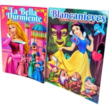 Libro Para Colorer Y Leer Princesas Disney Variedades 