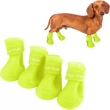 Botas De Lluvia Impermeables Para Perro Talla S