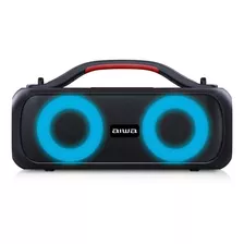 Parlante Aiwa Bluetooth Aws200bt 30w rms boombox  color negro