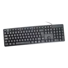 Teclado Kmex Standart Keyboard Kb-3728 Xp/vista/7/8/10 Cor De Teclado Preto Idioma Português Brasil