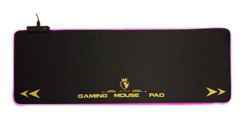 Mouse Pad Gamer Aoas S4000 De Goma Y Poliuretano Xl 30cm X 80cm X 0.4cm Negro