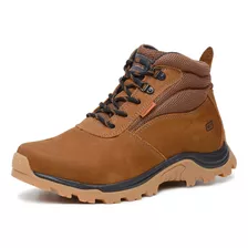 Bota Com Ca Epi Gogowear 100% Couro X-terra Nobuck Castor