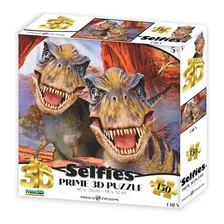Puzzle 3d De 150 Piezas - Selfie T-rex