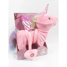 Peluche Unicornio A Control Remoto Camina New Ar1 095 Ellobo Color Surt