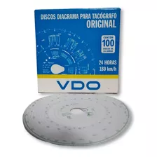 Discos Diagrama Para Tacógrafo Original Vdo 180km 24 Horas