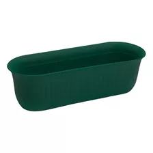 Vaso Jardineira Floreira Horta Jardim Plantas Decoração 30cm Cor Verde