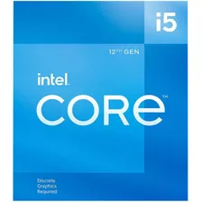 Procesador Gamer Intel Core I5-12400f Bx8071512400f De 6 Núcleos Y 4.4ghz De Frecuencia