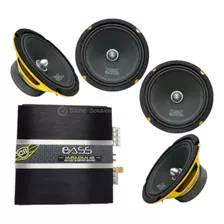 Paquete Db Bass Amplificador Huracan4120+ 4 Medio Amarela6.5